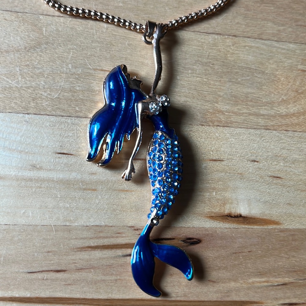 Betsy Johnson Mermaid Necklace